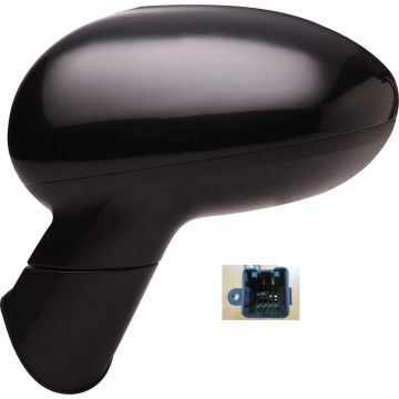 Door Mirror Assembly Left Power Heated w/o Turn Signal Lamp for Kia Rio Sedan Hatchback 2012-2014