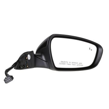 Door Mirror Assembly Right w/Blind Spot Detection w/Signal Lamp w/Puddle Lamp Power-Folding for Kia Forte Sedan 2017-2018