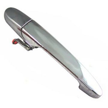 Exterior Door Handle Rear Left Chrome w/Cap for Kia Spectra 2004-2007