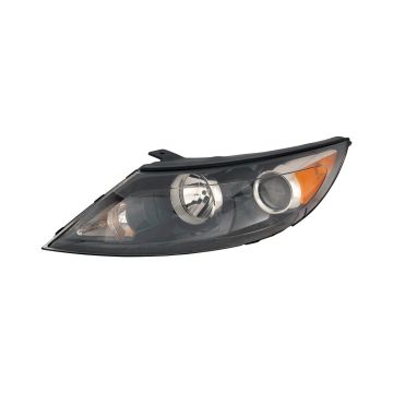 Headlight Assembly Composite Left Halogen CAPA for Kia Sportage LX EX Base 2011-2012