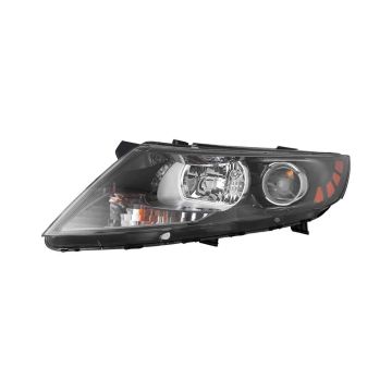 Headlight Assembly Composite Left Halogen From 12-6-10 Korea Built CAPA for Kia Optima LX EX SX EX Luxury SXL 2011-2013
