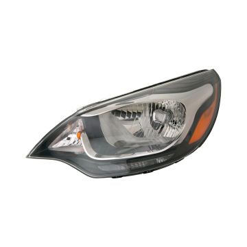 Headlight Assembly Composite Left w/o LED Position Lamp CAPA for Kia Rio Sedan LX EX 2012-2017