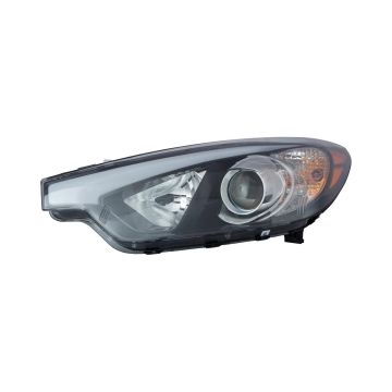 Headlight Assembly Composite Left Halogen w/o LED Position Lamp CAPA for Kia Forte Forte5