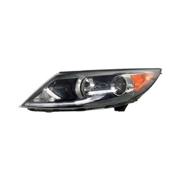 Headlight Assembly Composite Left w/LED Accent Light for Kia Sportage 2013-2016