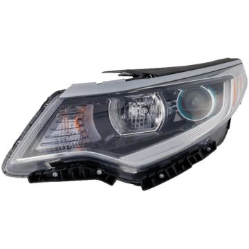 Headlight Assembly Composite Left w/o LED Daytime Running Lamps for Kia Optima Hybrid Premium Hybrid EX Hybrid LX Hybrid EX Premium Plug-In Hybrid EX Plug-In Hybrid EX Premium 2017-2020