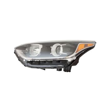 Headlight Assembly Composite Left Halogen CAPA for Kia Forte Sedan FE LXS 2019-2021
