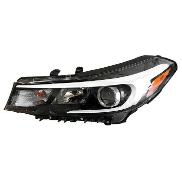 Headlight Assembly Composite Left Halogen w/LED Position Lamp for Kia Sedona 2019-2021