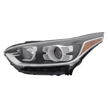 Headlight Assembly Composite Left Halogen for Kia Forte Sedan S EX EX Premium EX Limited EX+ 2019-2021