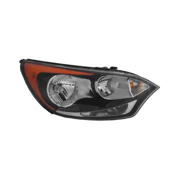 Headlight Assembly Composite Right w/o LED Position Lamp for Kia Rio Hatchback 2012-2017