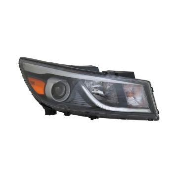 Headlight Assembly Composite Right Halogen w/o LED Driver Running Lamp for Kia Sedona 2015-2018