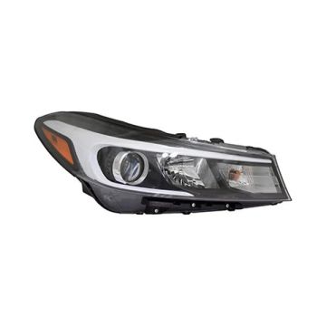 Headlight Assembly Composite Right Halogen w/o LED Position Lamp for Kia Forte Sedan 2017-2018