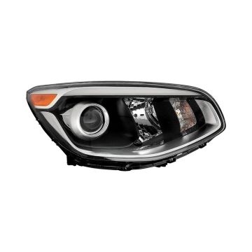 Headlight Assembly Composite Right Halogen Projector Type for Kia Soul 2017-2019