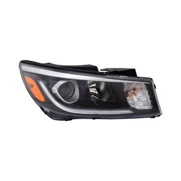 Headlight Assembly Composite Right Halogen w/o LED Position Lamp for Kia Sedona 2019-2021