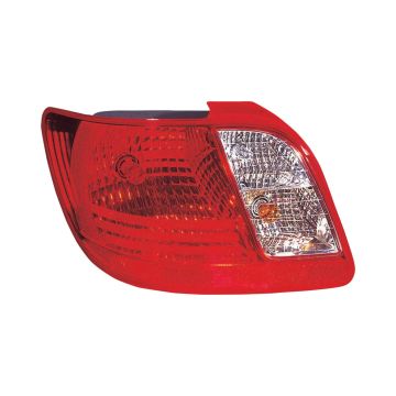 Tail Light Assembly Left CAPA for Kia Rio Sedan 2006-2011