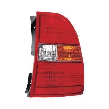 Tail Light Assembly Right Orange/Clear Center CAPA for Kia Sportage 2005-2010