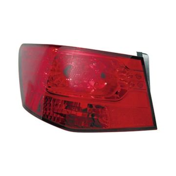 Tail Light Assembly Left Outer CAPA for Kia Forte Sedan 2010-2013