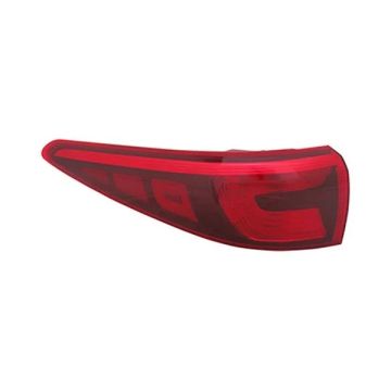 Tail Light Assembly Left Outer Bulb Type CAPA for Kia Sportage 2017-2019
