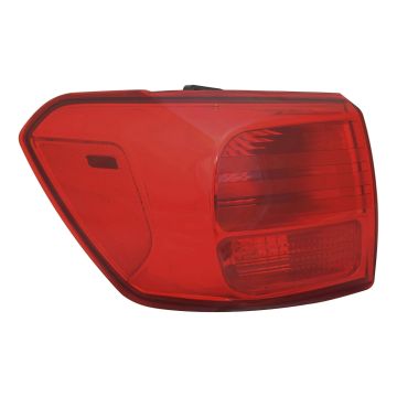 Tail Light Assembly Left Outer Bulb Type for Kia Sedona 2016-2018
