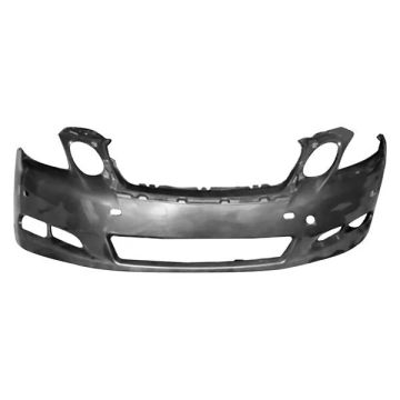Bumper Cover Front w/Parking Assist w/Clearance w/o Headlamp Washer Primed for Lexus GS350 GS450h GS460