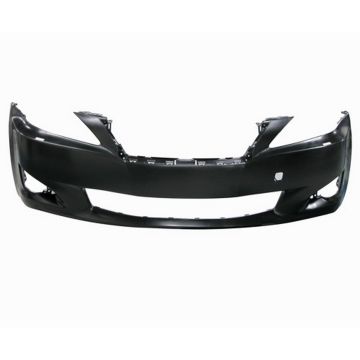 Bumper Cover Front w/o Pre-Collision System w/Headlamp Washer Primed for Lexus IS250 IS350
