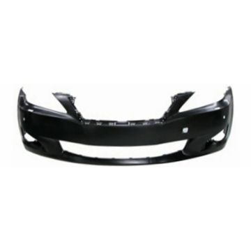 Bumper Cover Front w/Pre-Collision System w/Headlamp Washer Primed CAPA for Lexus IS250 IS350