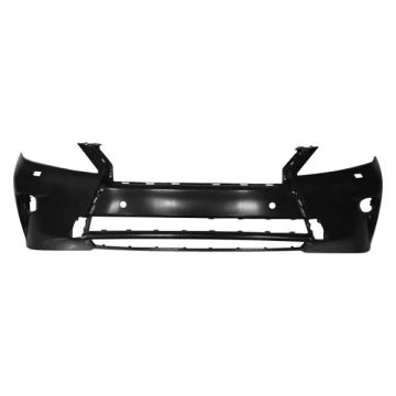 Bumper Cover Front w/Parking Assist w/Headlamp Washer Primed for Lexus RX350 RX450h