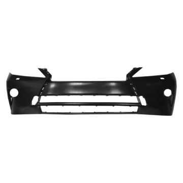 Bumper Cover Front w/o Sport Pkg w/o Parking Assist w/Headlamp Washer Primed for Lexus RX350 RX450h