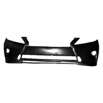 Bumper Cover Front w/o Parking Assist w/o Headlamp Washer Primed CAPA for Lexus RX350 RX450h