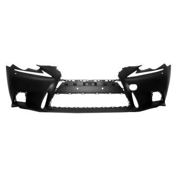 Bumper Cover Front w/Headlamp Washer Primed for Lexus IS250 IS350