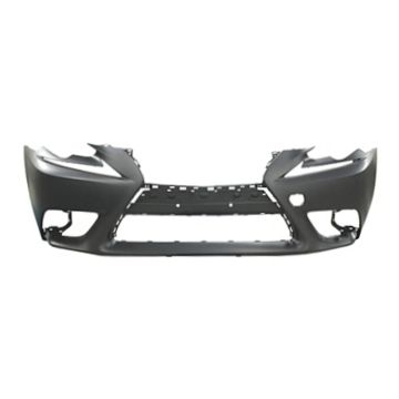 Bumper Cover Front w/o Headlamp Washer w/o Park Distance Sensors Primed CAPA for Lexus IS200t IS250 IS300 IS350