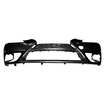 Bumper Cover Front w/o Headlamp Washer w/Park Distance Sensors Primed CAPA for Lexus IS200t IS250 IS300 IS350