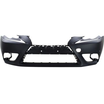 Bumper Cover Front w/Headlamp Washer w/Park Distance Sensors Primed CAPA for Lexus IS250 IS350