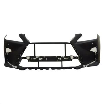Bumper Cover Front w/o F Sport Pkg w/Parking Sensors w/o Headlamp Washers Primed Japan Built for Lexus RX350 RX350L RX450hL