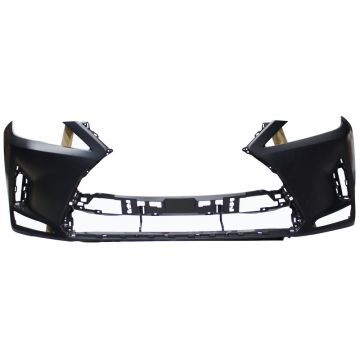 Bumper Cover Front w/o F Sport Pkg w/o Parking Sensors w/o Headlamp Washers Primed for Lexus RX350 RX350L RX450h RX450hL