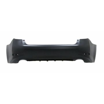 Bumper Cover Rear w/o Parking Sensors Primed CAPA for Lexus ES350 2013-2015