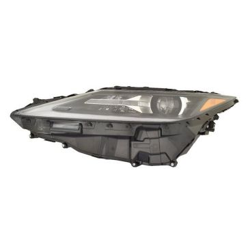 Headlight Assembly Composite Left Single Beam w/o Adaptive Headlamps w/o Cold Climate Spec Canada Built CAPA for Lexus RX350 RX350L RX450h RX450hL