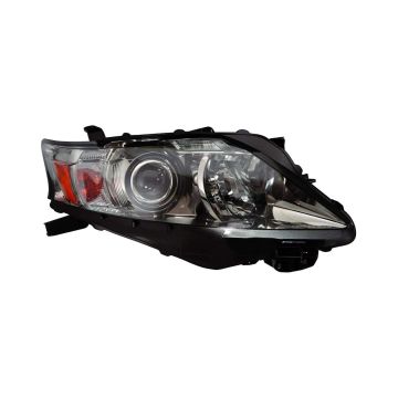Headlight Assembly Composite Right Halogen Type 1 Chrome Bezel Canada Built for Lexus RX350 2010-2012