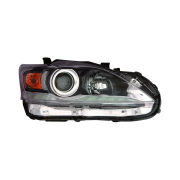 Headlight Assembly Composite Right Halogen CAPA for Lexus CT200h 2011-2017