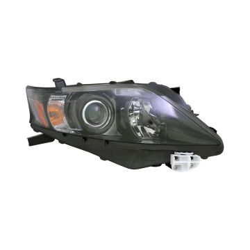 Headlight Assembly Composite Right Halogen Type 2 Black Bezel Canada Built for Lexus RX350 2012