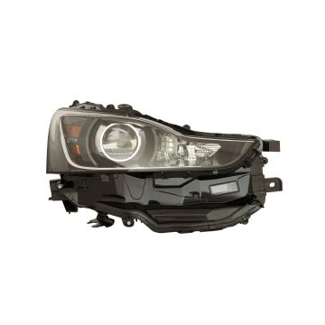 Headlight Assembly Composite Right LED w/o Adaptive Headlamps CAPA for Lexus IS200t IS300 IS350