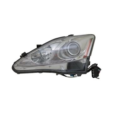 Headlight Lens Housing Left Halogen for Lexus IS250 IS350