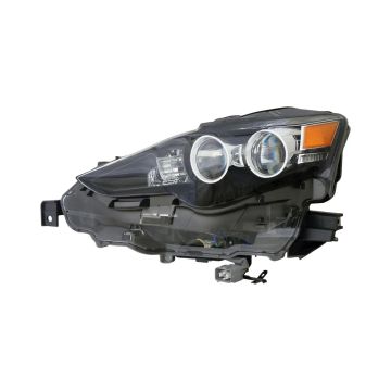Headlight Lens Housing Left LED CAPA for Lexus IS200t IS250 IS300 IS350