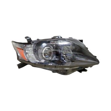 Headlight Lens Housing Right Halogen CAPA for Lexus RX450h 2010-2012
