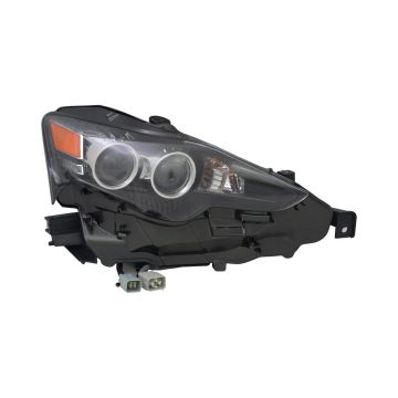 Headlight Lens Housing Right LED CAPA for Lexus IS200t IS250 IS300 IS350