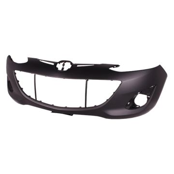 Bumper Cover Front Primed CAPA for Mazda 2 2011-2014