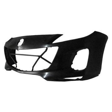 Bumper Cover Front Primed CAPA for Mazda 3 2012-2013