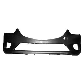 Bumper Cover Front w/o LED Lamps Primed CAPA for Mazda 6 2014-2017