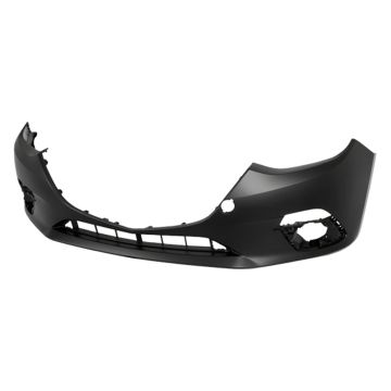 Bumper Cover Front Primed CAPA for Mazda 3 Sedan Hatchback 2014-2016