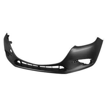 Bumper Cover Front Primed Mexico Built CAPA for Mazda 3 2017-2018