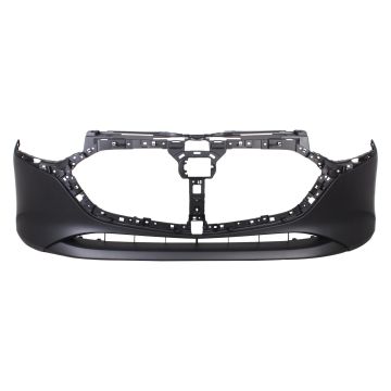 Bumper Cover Front Primed CAPA for Mazda 3 Hatchback 2019-2024